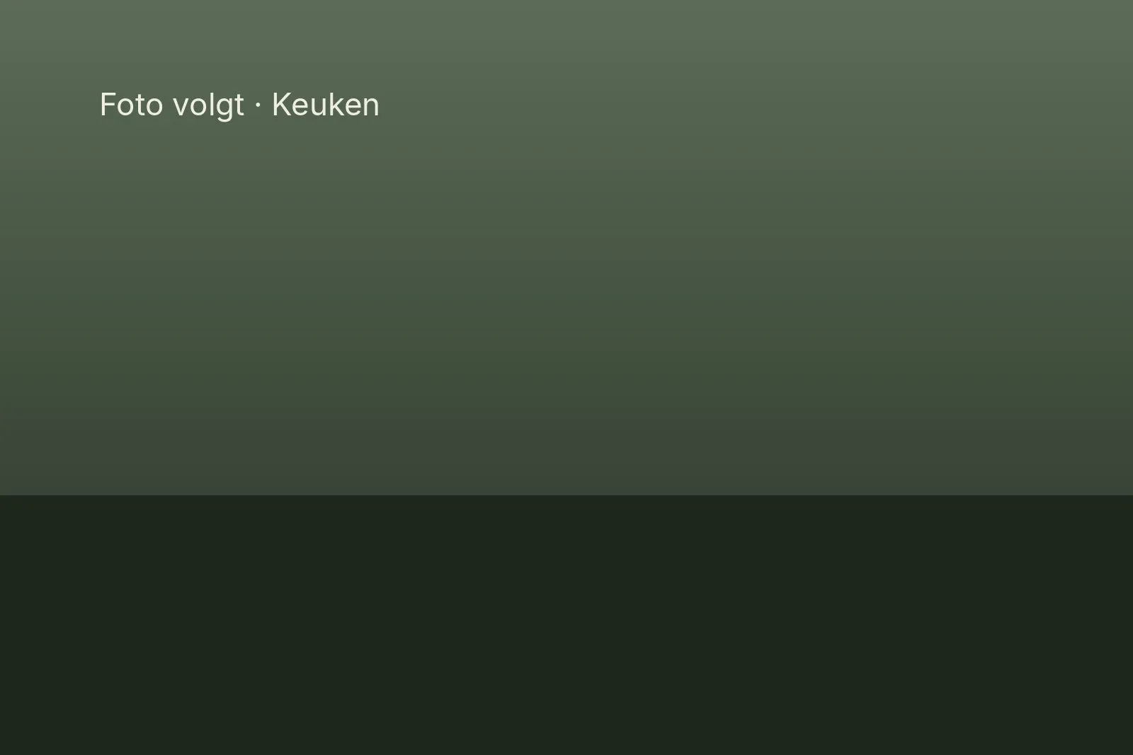 Keuken met kookplaat, oven en koelkast